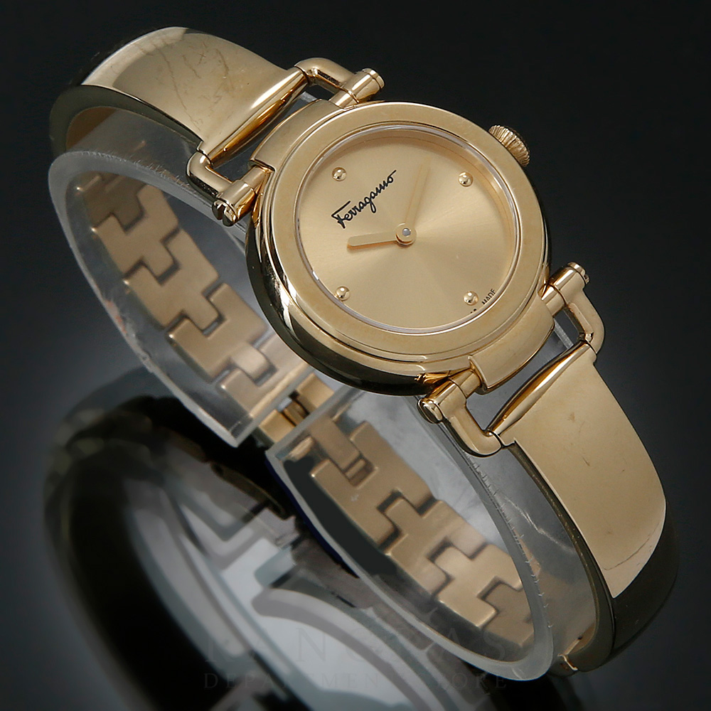 FERRAGAMO(USED)페레가모 금장 시계